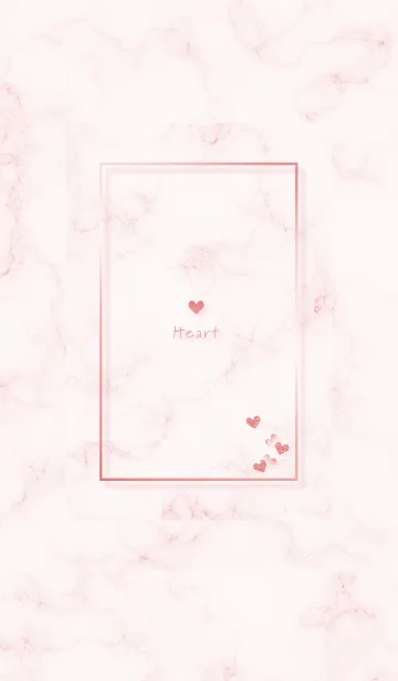 マーブルとハート2♥ベビーピンク01_1の着せ替えメイン画像
