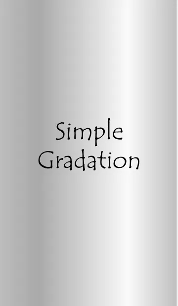 [LINE着せ替え] Simple Gradation -Silver 8-の画像1