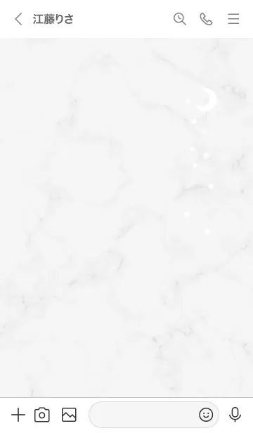 [LINE着せ替え] 星とマーブル♥グレー12_1の画像3