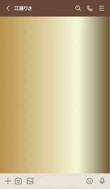 [LINE着せ替え] Simple Gradation -GOLD 11-の画像3