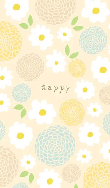 [LINE着せ替え] 白い花と鞠花18の画像1