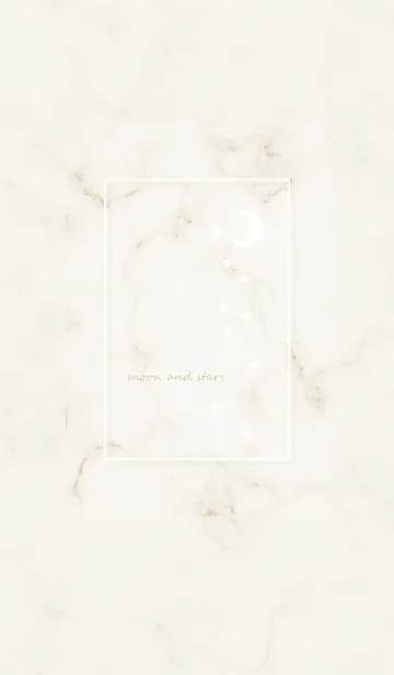 [LINE着せ替え] 星とマーブル♥ベージュ04_1の画像1