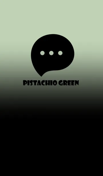 [LINE着せ替え] Black & Pistachio Green Theme V2 (JP)の画像1