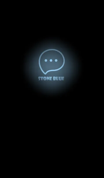 [LINE着せ替え] Stone Blue Neon Theme V2 (JP)の画像1