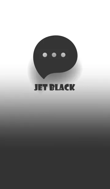 [LINE着せ替え] Jet Black & White Theme V.2 (JP)の画像1