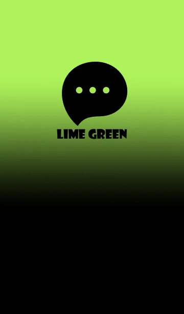 [LINE着せ替え] Black & Lime Green Theme V2 (JP)の画像1