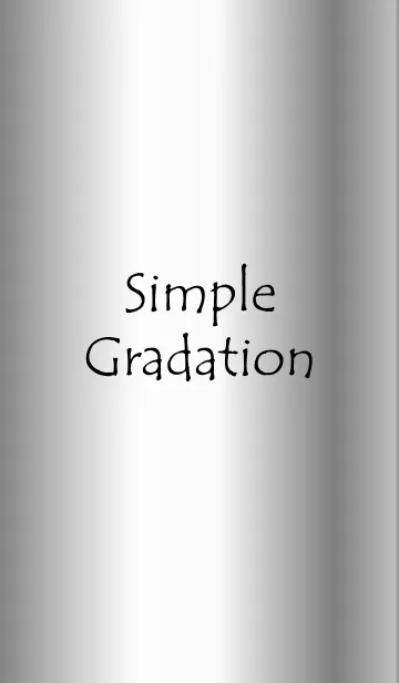 [LINE着せ替え] Simple Gradation -Silver 9-の画像1