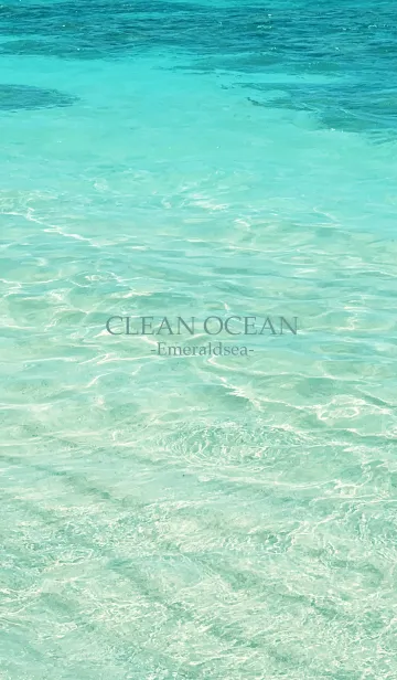 [LINE着せ替え] CLEAN OCEAN-Emerald sea 19の画像1