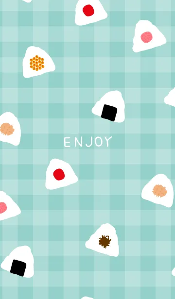[LINE着せ替え] おにぎり たくさん23の画像1