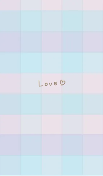 [LINE着せ替え] チェック柄 くすみカラー8の画像1