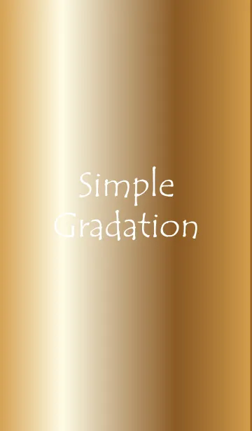 [LINE着せ替え] Simple Gradation -GOLD 12-の画像1