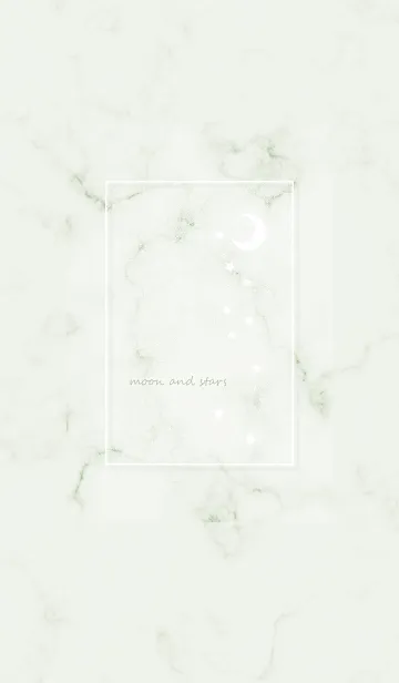 [LINE着せ替え] 星とマーブル♥グリーン05_1の画像1