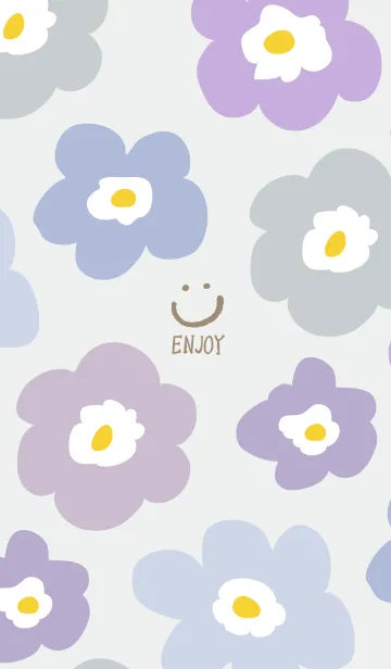 [LINE着せ替え] 北欧風 かわいい花10の画像1