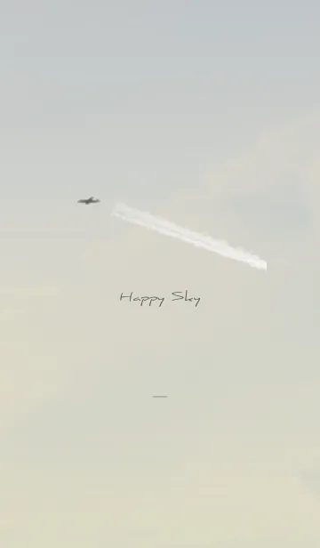 [LINE着せ替え] グレー : Happy skyの画像1