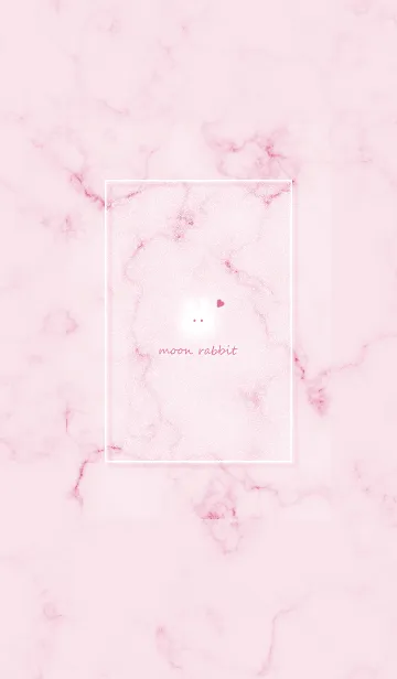 [LINE着せ替え] ウサギとマーブル♥ピンク06_1の画像1