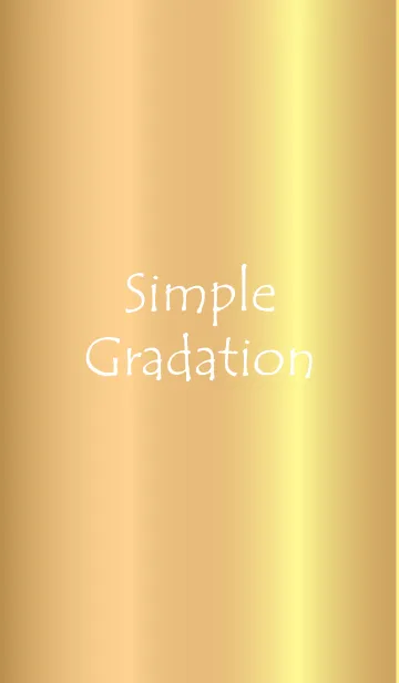 [LINE着せ替え] Simple Gradation -GOLD 13-の画像1