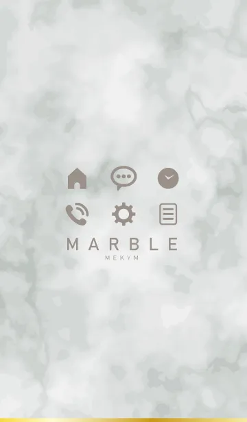 [LINE着せ替え] Marble / SIMPLE ICON 6の画像1