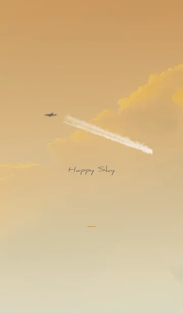 [LINE着せ替え] Orange : Happy skyの画像1