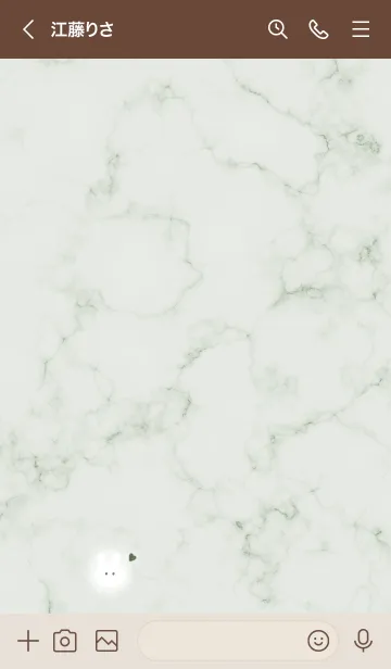 [LINE着せ替え] ウサギとマーブル♥グリーン04_1の画像3