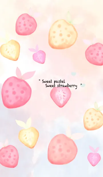 [LINE着せ替え] Wonderful pastel strawberry 14の画像1