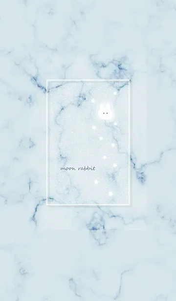マーブルと月ウサギ★ブルー01_1の着せ替えメイン画像