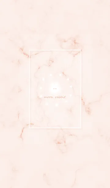 [LINE着せ替え] マーブルと月ウサギ2★オレンジ04_1の画像1