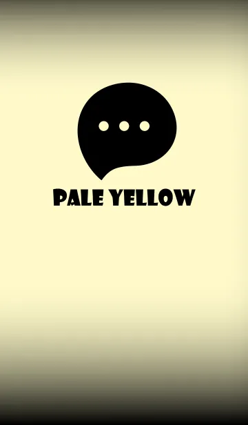 [LINE着せ替え] Pale Yellow And Black V.2 (JP)の画像1