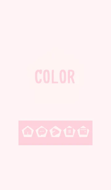 [LINE着せ替え] pink color I03の画像1