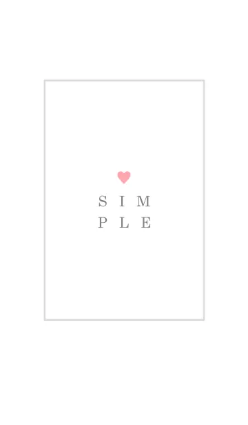 [LINE着せ替え] SIMPLE-HEART 10の画像1