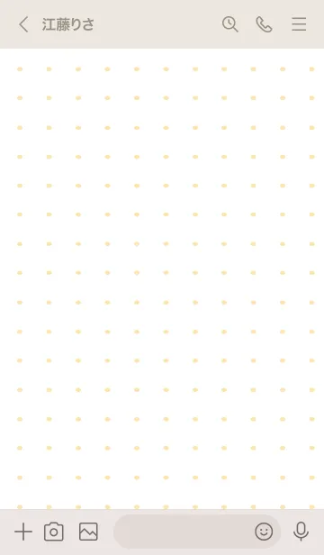 [LINE着せ替え] 水玉ノートの着せかえ/ピンクベージュの画像3