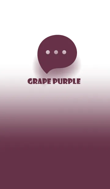 [LINE着せ替え] Grape Purple & White Theme V.2 (JP)の画像1