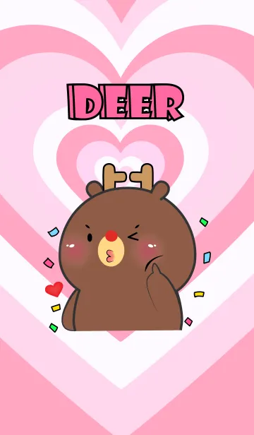 [LINE着せ替え] Love  Deer In Love Theme (JP)の画像1