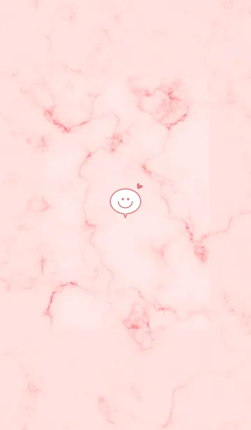 [LINE着せ替え] マーブルと吹き出し♥ベビーピンク02_1の画像1