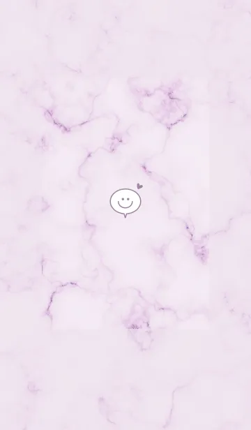 [LINE着せ替え] マーブルと吹き出し♥バイオレット04_1の画像1