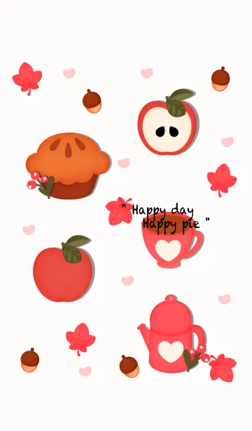 [LINE着せ替え] Sweet apple pieの画像1