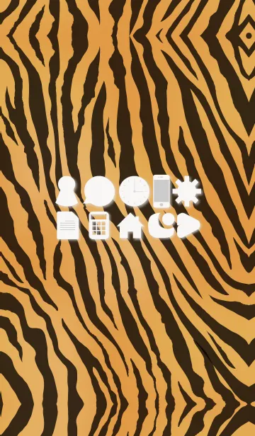 [LINE着せ替え] Tiger pattern 4の画像1