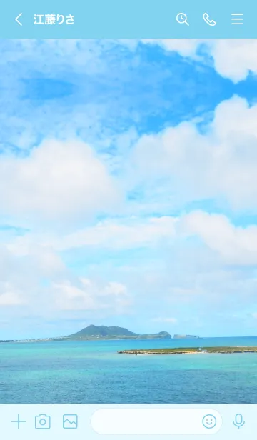 [LINE着せ替え] After all I like the sea.HAWAII 4の画像3