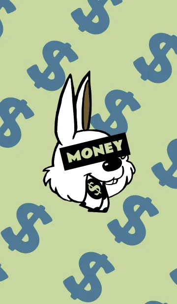 [LINE着せ替え] マネー ラビット 256の画像1