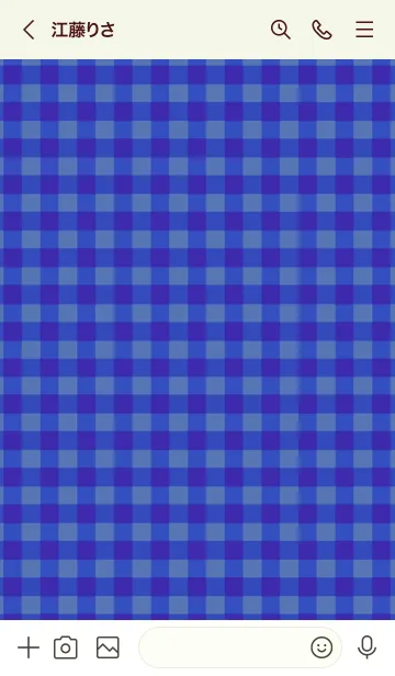 [LINE着せ替え] ザ ハート チェック 274の画像3