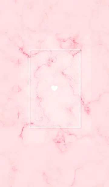 [LINE着せ替え] マーブルとハート♥ピンク06_1の画像1