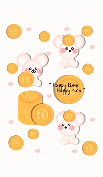 [LINE着せ替え] Baby rich mouse :)の画像1