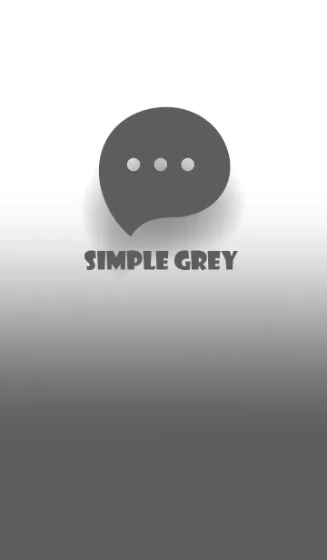 [LINE着せ替え] Gray & White Theme V.2 (JP)の画像1