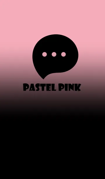 [LINE着せ替え] Black & Pastel Pink Theme V2 (JP)の画像1