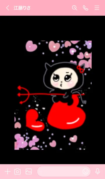 [LINE着せ替え] 小悪魔ちゃん3の画像3