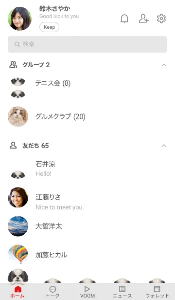 [LINE着せ替え] ICON DOG - シーズー - GRAY/01の画像2