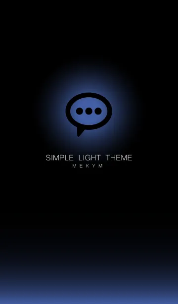 [LINE着せ替え] SIMPLE LIGHT ICON-GRADATION 16の画像1