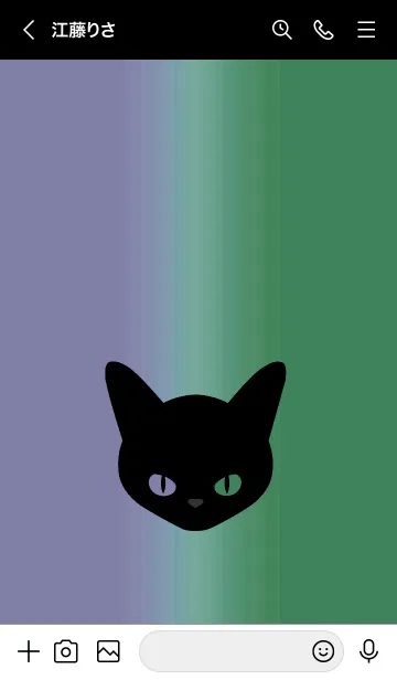 [LINE着せ替え] ブラック キャット 57の画像3