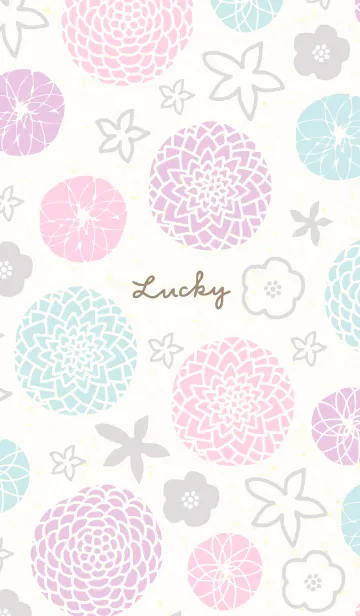 [LINE着せ替え] 花鞠と小花22の画像1