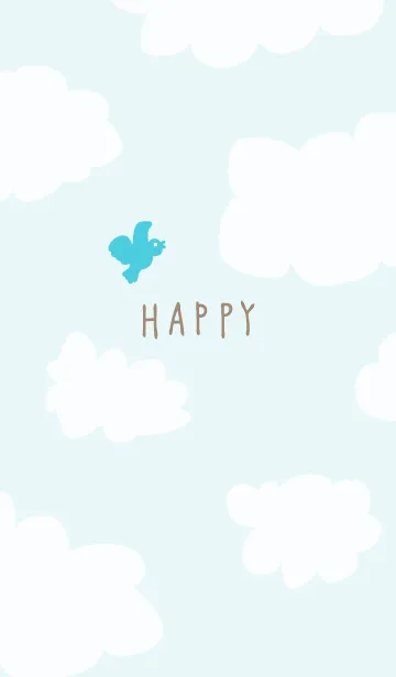 [LINE着せ替え] 幸せの青い鳥 空6の画像1