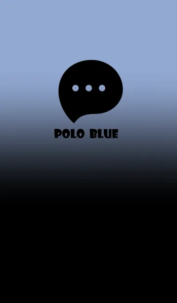 [LINE着せ替え] Black & Polo Blue Theme V2 (JP)の画像1